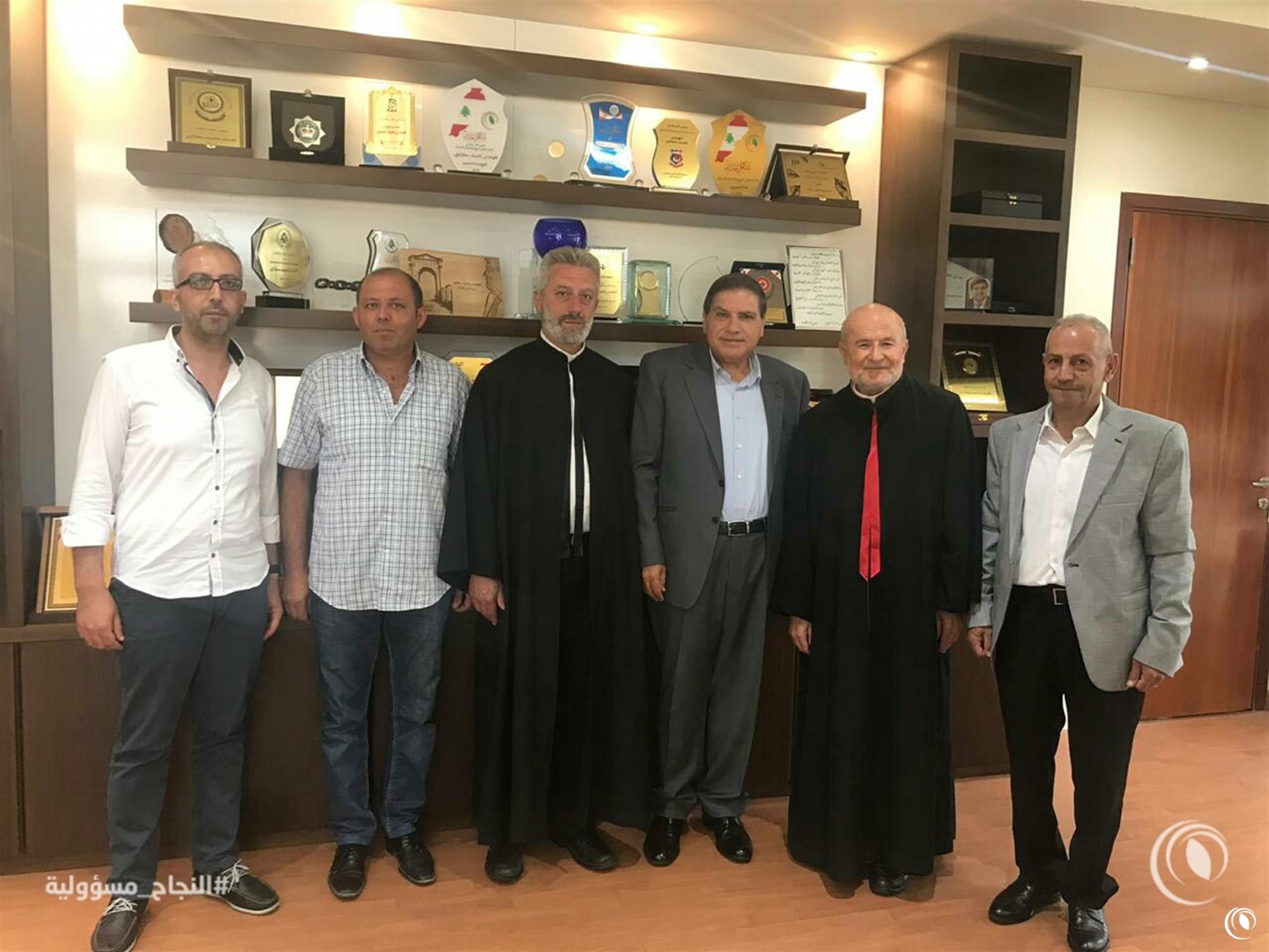  سقلاوي استقبل المطران الحاج ووفداً من دبل وبحث مع وفد من القوزح مشروع صالة لكنيسة البلدة