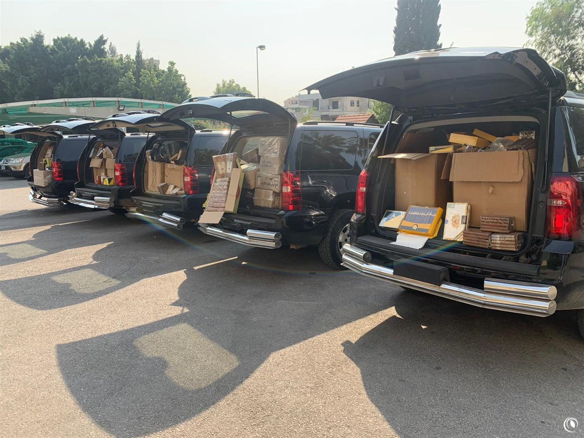 الريجي ضبطت مصنوعات تبغية مهربة في مقنة وبعلبك والضاحية الجنوبية