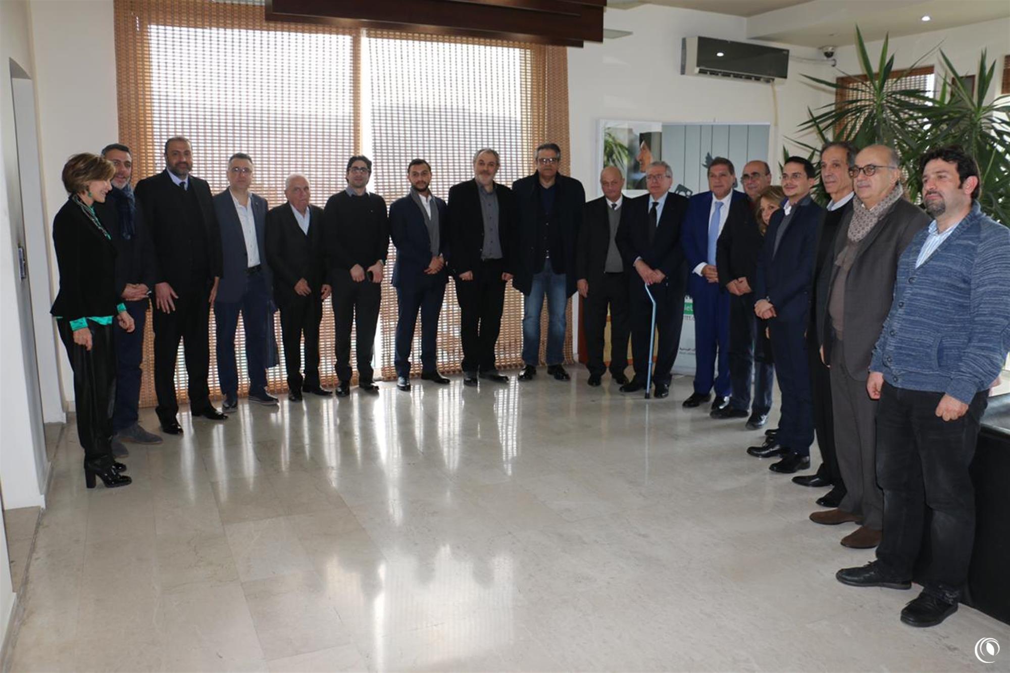 A Delegation of Industrialists at the Regie to Discuss the Support of their Sector