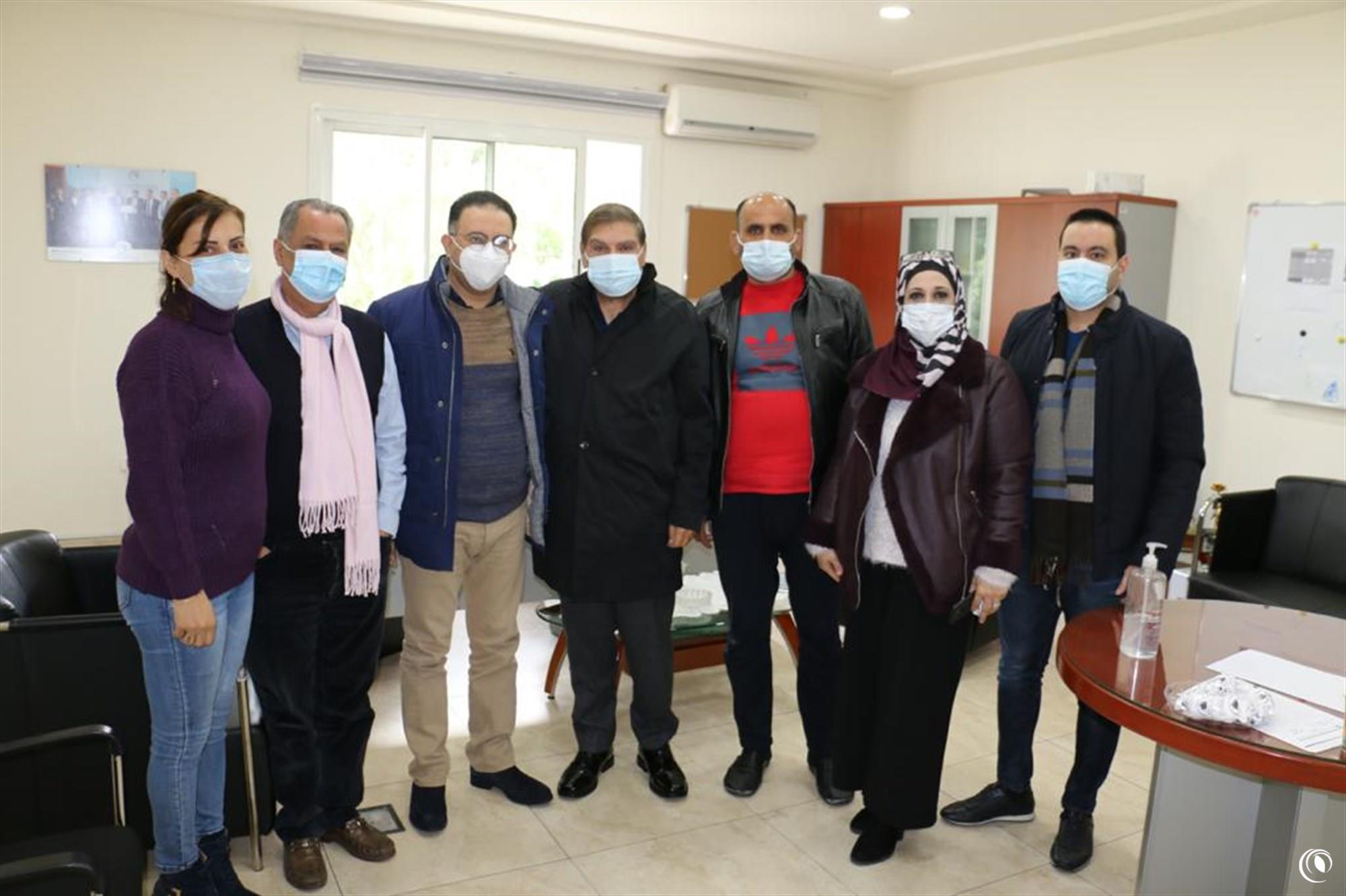 Seklaoui supervises the adherence to safety measures at the Regie plant
