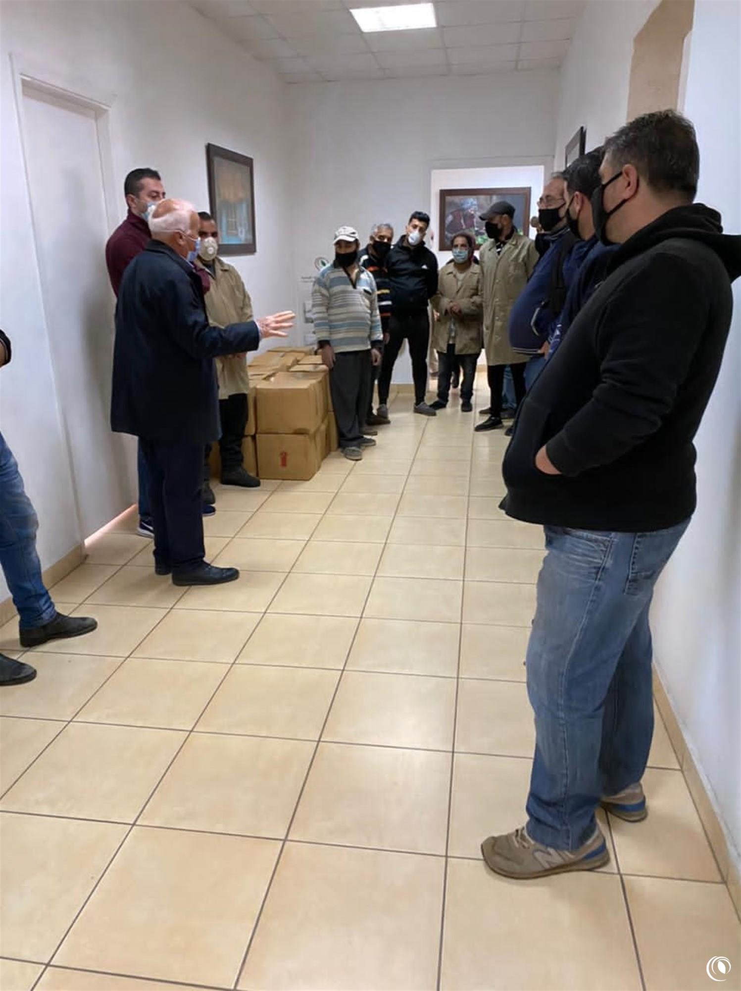 A humanitarian gesture from Seklaoui to Tripoli’s Noth Department