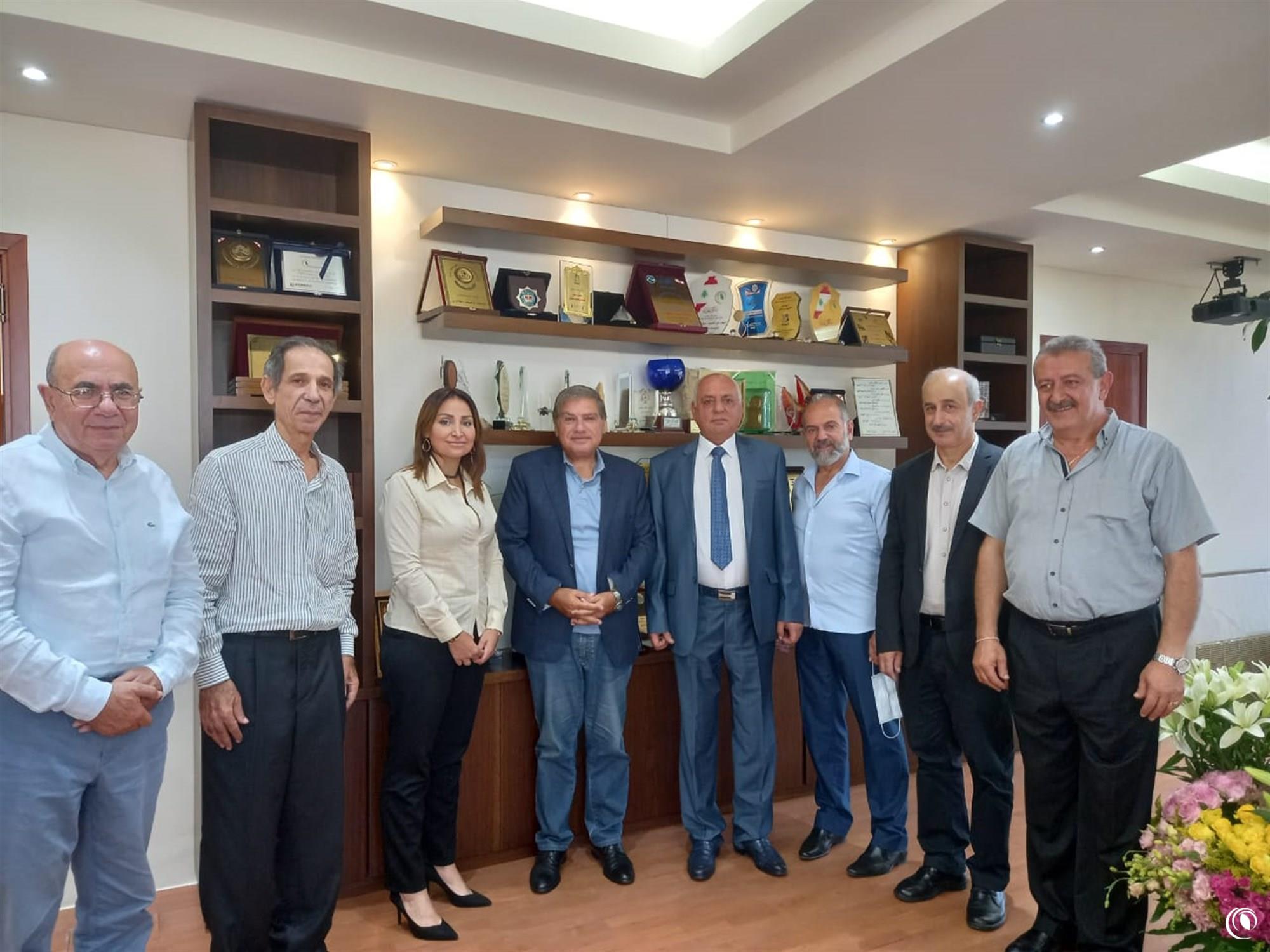 Seklaoui receives a delegation of employee from Bekfaya Department