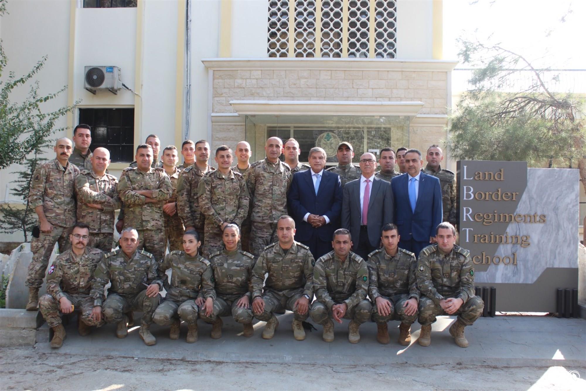 Military training to the Regie’s Anti-Smuggling Unit at the Lebanese Army Land Border Training Center