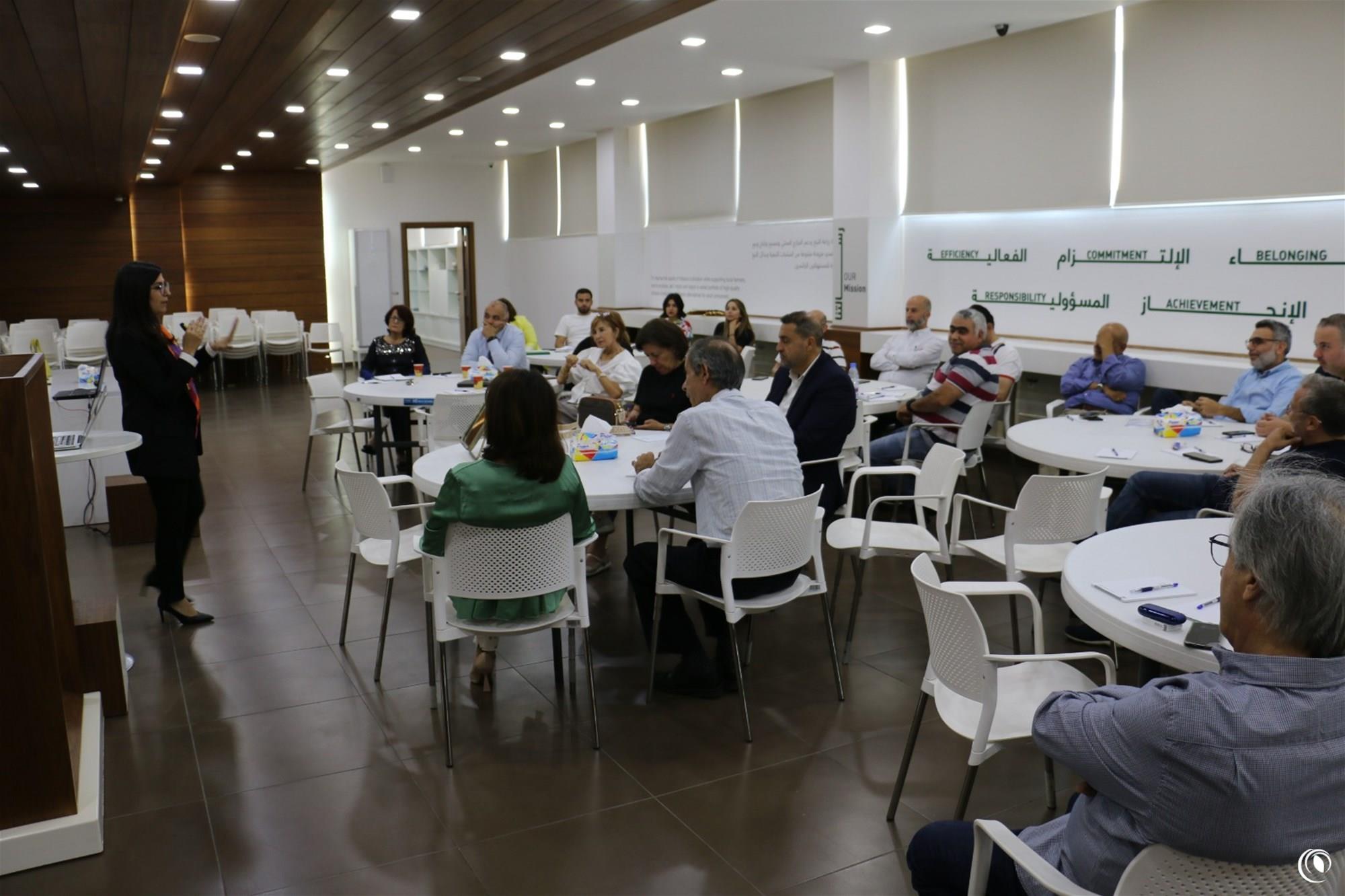 مشاركة الملاك العالي في دورة تدريبية عن التواصل المؤسساتي