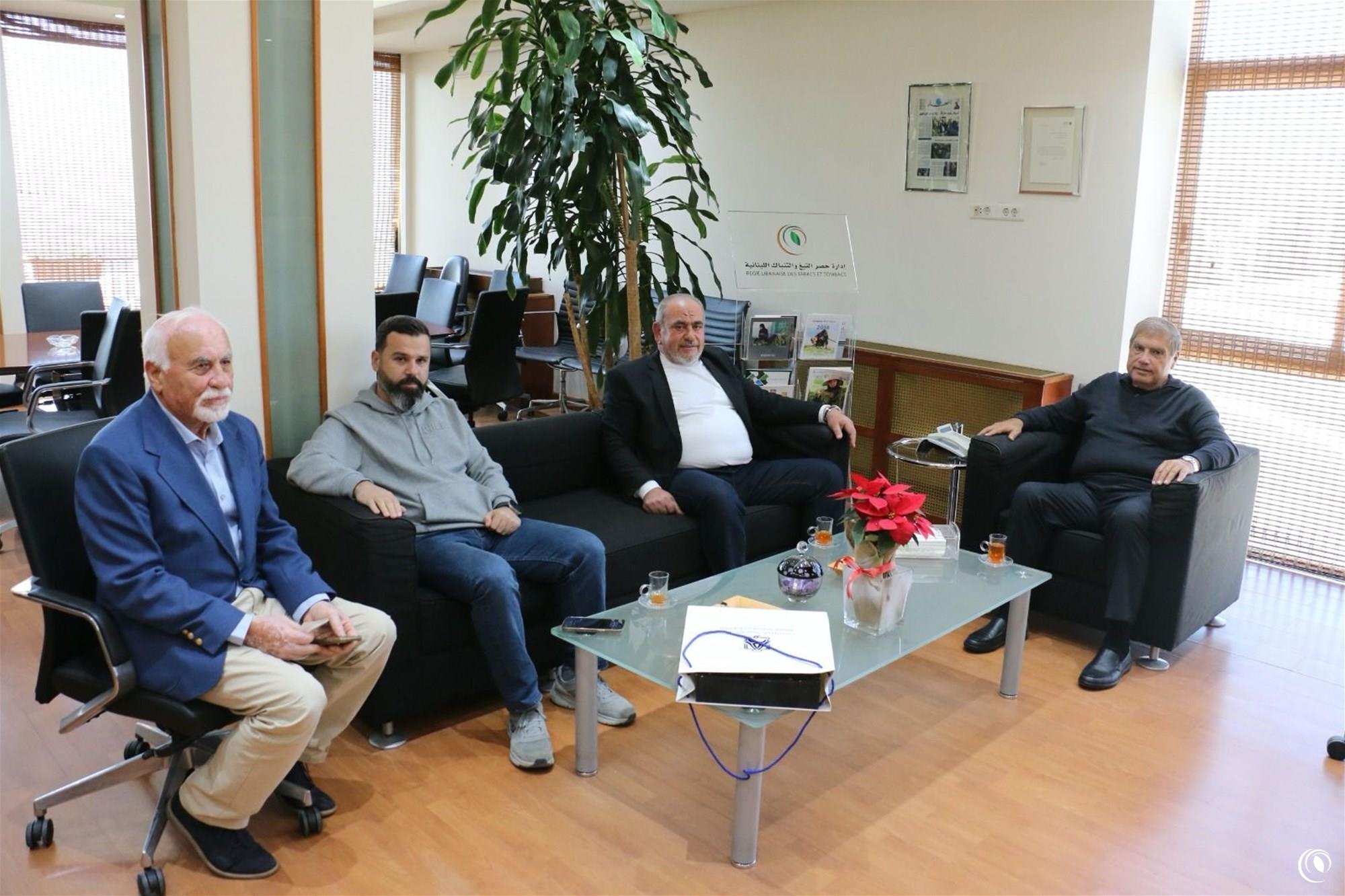 المهندس سقلاوي يستقبل رئيس إتحاد بلديات وسط وساحل القيطع