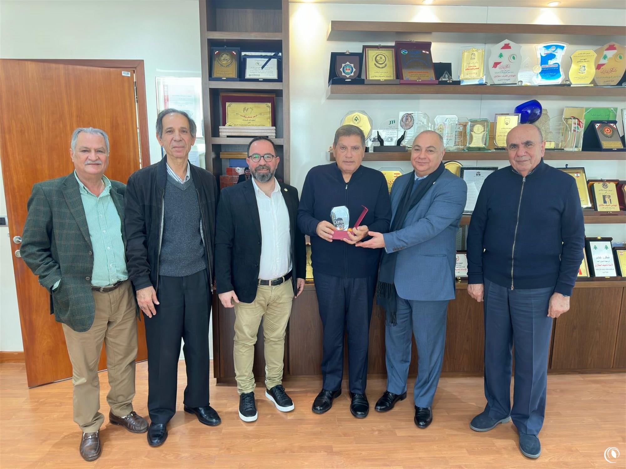 The Regie Receives a Delegation from the Oum El-Nour Association