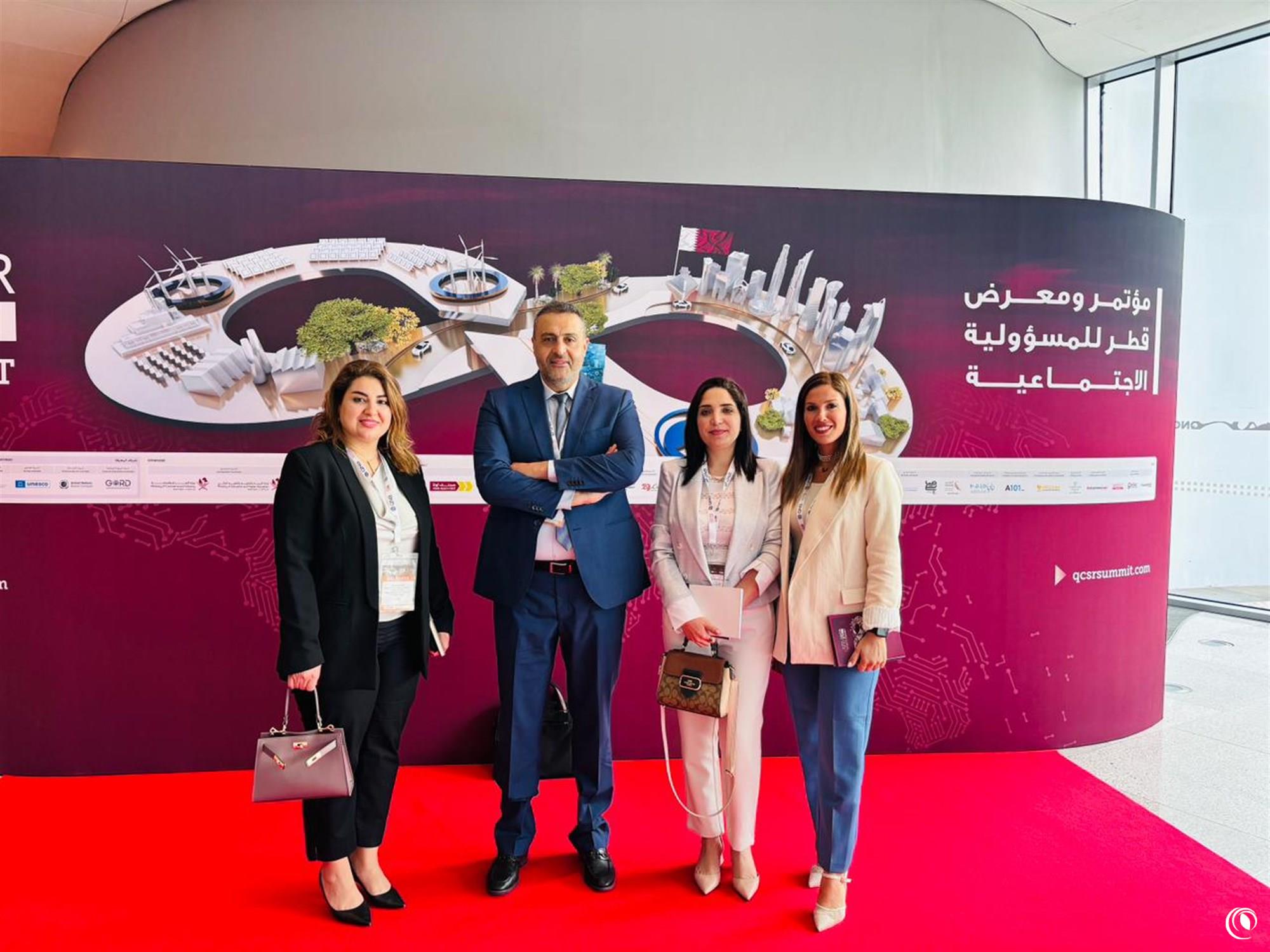 وفد من الريجي يشارك بمؤتمر قطر للمسؤولية المجتمعية
