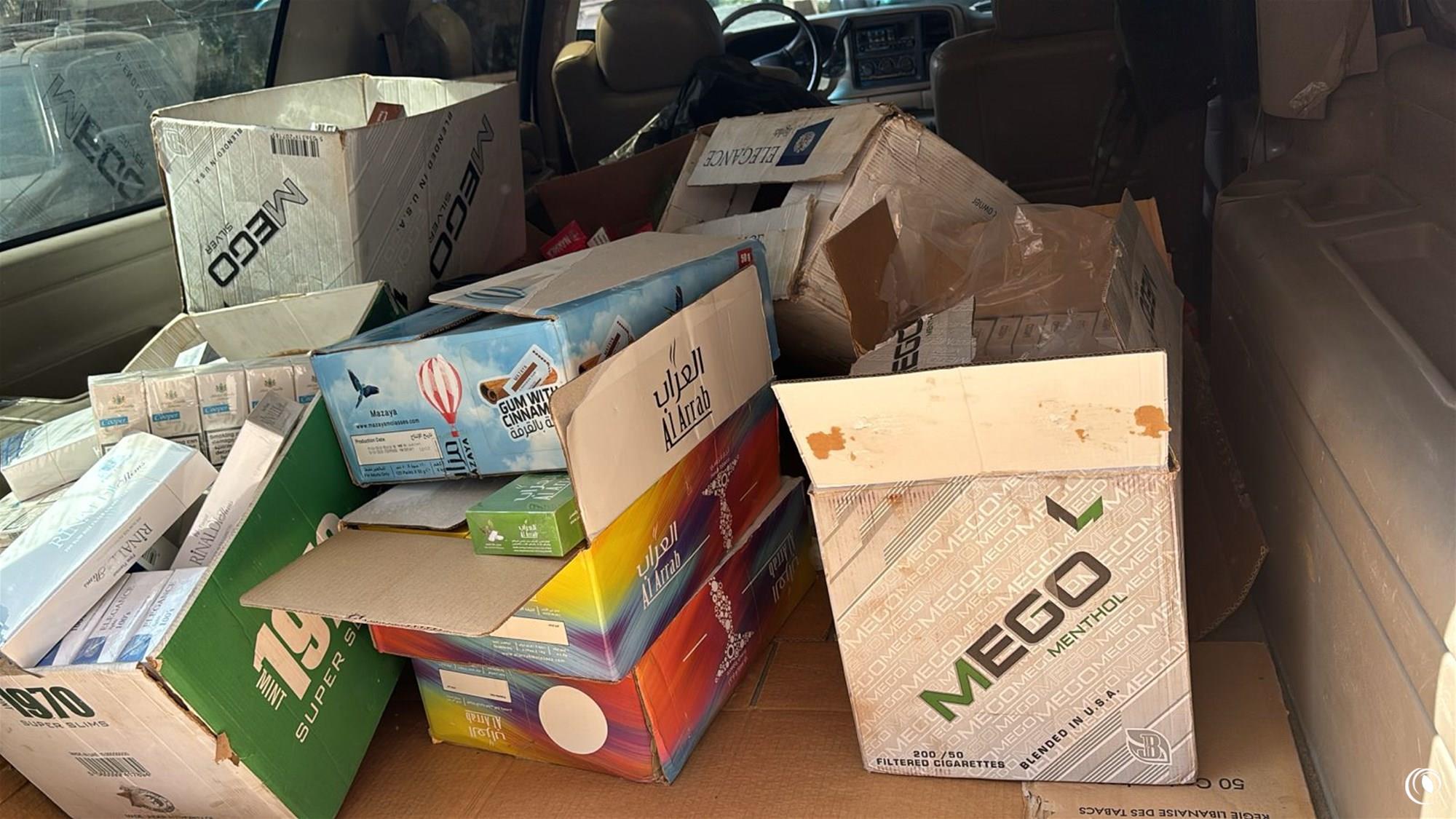 "الريجي" ضبطت منتجات تبغية مهرّبة ومزوّرة