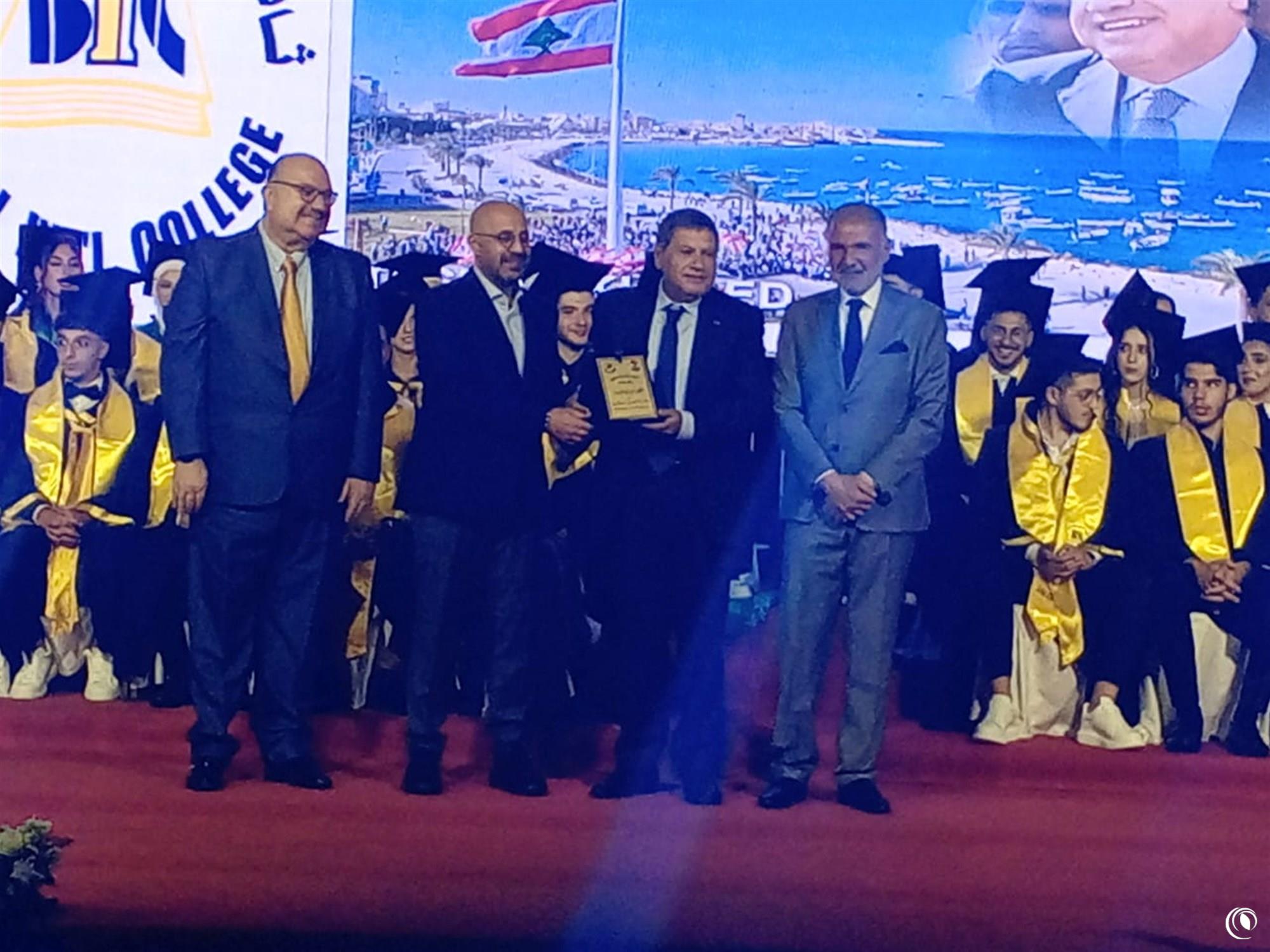 Al-Burj High School Honors the Regie’s Director General for “Supporting Education” 