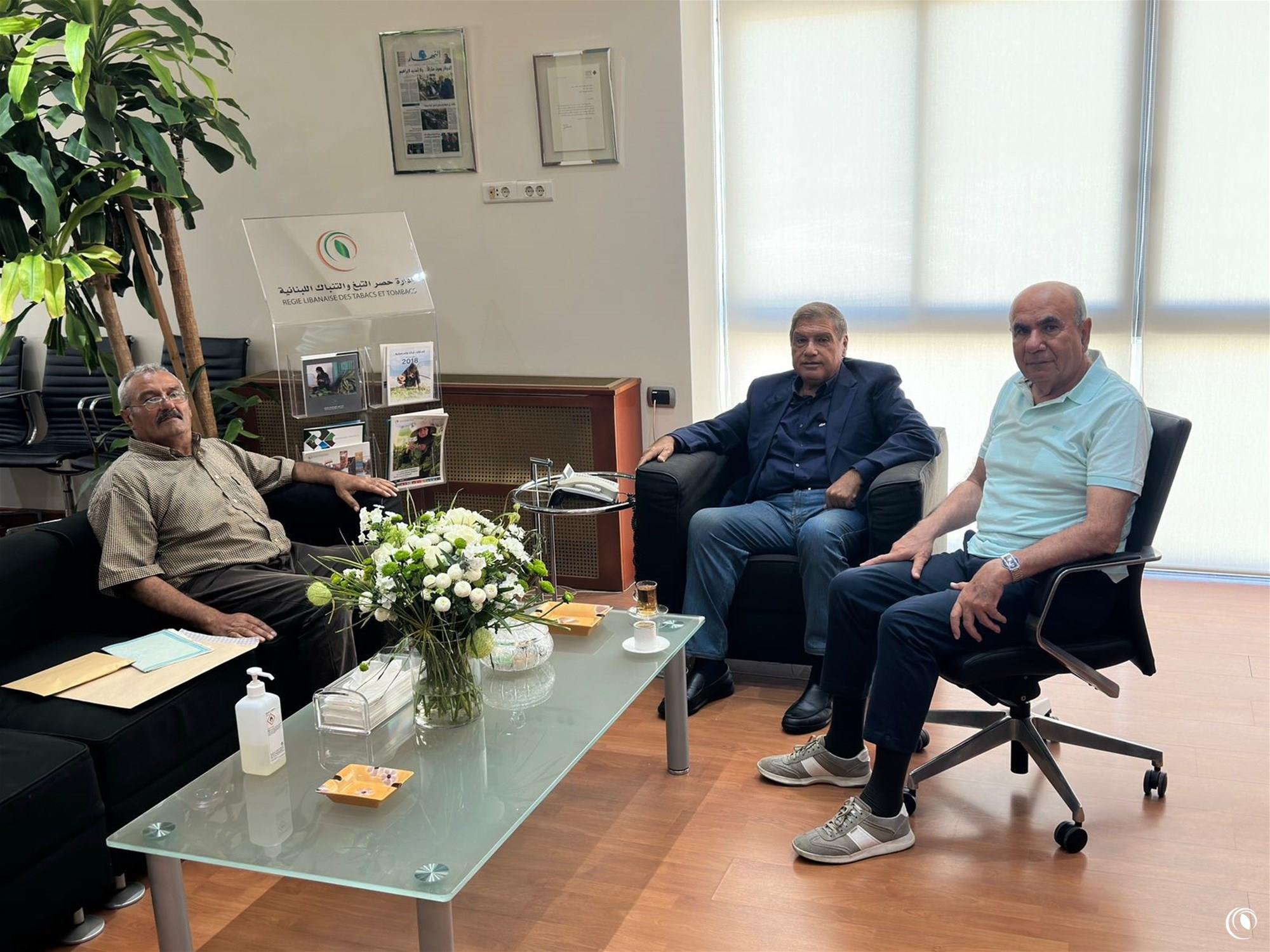 Seklaoui Receives the Head of Akkar Syndicate and Farmer Rana Al-Abdoush from Rmeish 