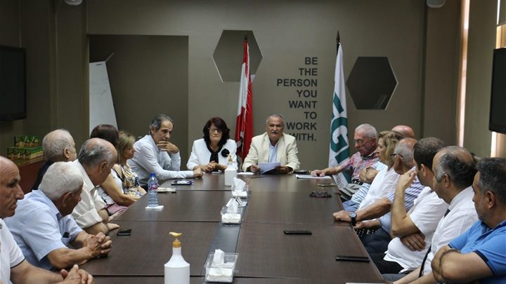 تسليم وتسلّم بين الهيئتين الإداريتين القديمة والجديدة لرابطة القدامى