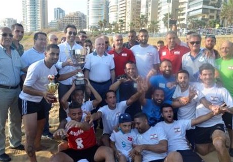 بعد فوزه على" الحرية" صيدا بنتيجة 4-2 .. فريق " الريجي" توّج للمرة السادسة بطلاً للبنان في كرة القدم الشاطئية